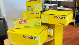 Erinevates suurustes DHL-i karbid